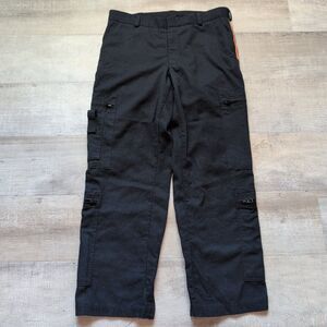 GIBSON BARNES COMBAT FLIGHT Cargo Utility Pants REFLECTIVE Woman's 12 Streetwear